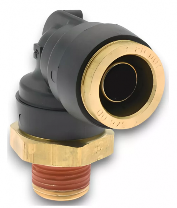 Codo push 90 °Macho NPT Serie - 369PTC