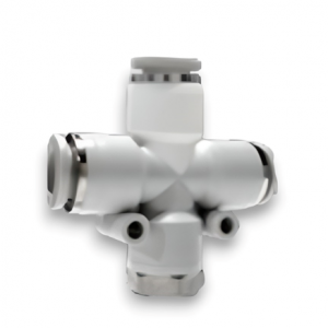 Conector con unión en cruz