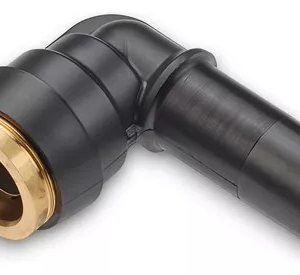 Plugin de empuje con codo a 90° (Freno de aire) Serie -369 PTCSP
